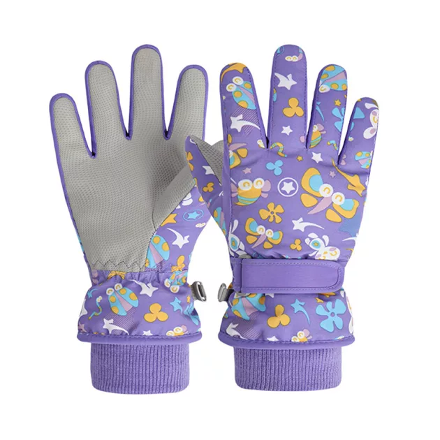 Gants enfants mauves