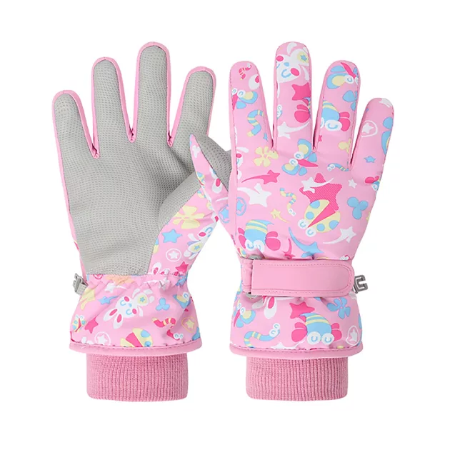 Gants enfants roses