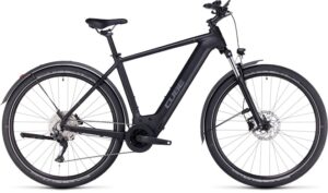 CUBE Nuride Hybrid Pro 750 Allroad (Easy Entry 50 cm / S, Low entry, black´n´metal, Bosch PowerTube 750)