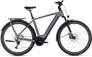 CUBE Kathmandu Hybrid Pro 750 (Easy Entry 54 cm / M, Low entry, flashgrey´n´metal, Bosch PowerTube 750)