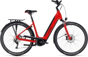 CUBE Supreme Sport Hybrid Pro 625 (Easy Entry 50 cm / S, Low entry, red´n´black, Bosch PowerTube 625)