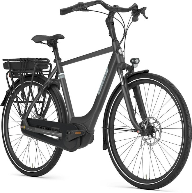 Gazelle Paris C7+ (anthracite grey mat, High, 53, 500 Wh, Bosch Smart System Active Line Plus, Purion 200, Chain, Shimano Nexus 7)