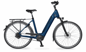 Velo de ville AEB 890 (45, Low entry, Night Blue glanz, Bosch Performance Line, 625Wh, Purion 200, belt, Enviolo TR)