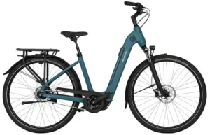 Velo de ville CEB 590 PRO (48, Low entry, Petrol Blue matt, Bosch Performance Line SX, 400 Wh, Purion 200, belt, Shimano Alfine)