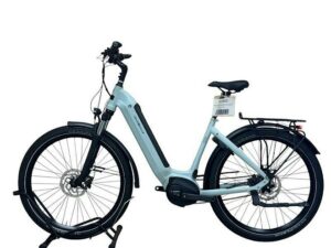 Velo de ville LOADY 900 (46, Low entry, Ice Blue glans, Bosch Performance Line CX, 545Wh, Purion 200, belt, Shimano Nexus 5)