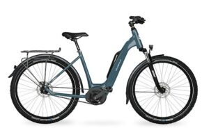 Velo de ville SEB 800 CLASSIC (50, Low entry, Petrol Blue matt, Bosch Performance Line, 545Wh, Kiox 300, belt, Shimano Nexus 5)