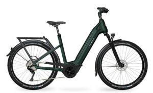 Velo de ville SEB 890 (53, Low entry, Emerald Green matt, Bosch Performance Line, 625Wh, Kiox 300, chain, Shimano CUES)
